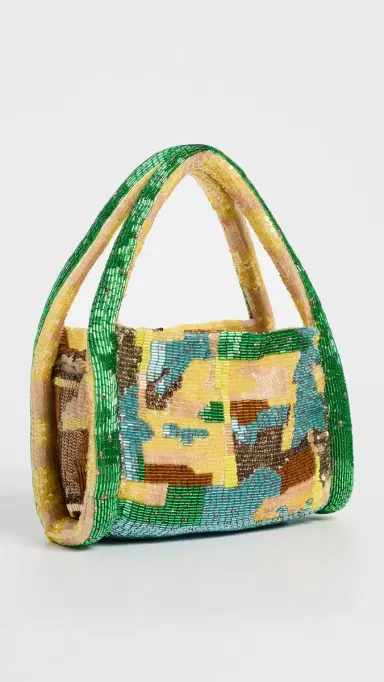 ALÉMAIS Limelight Beaded Barrel Bag Multi One Size | Thumbnail 4 ALÉMAIS Limelight Beaded Barrel Bag Multi One Size | Thumbnail 4