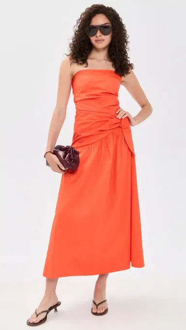 ROAME. Rene Tie Dress Poppy | Thumbnail 5 ROAME. Rene Tie Dress Poppy | Thumbnail 5