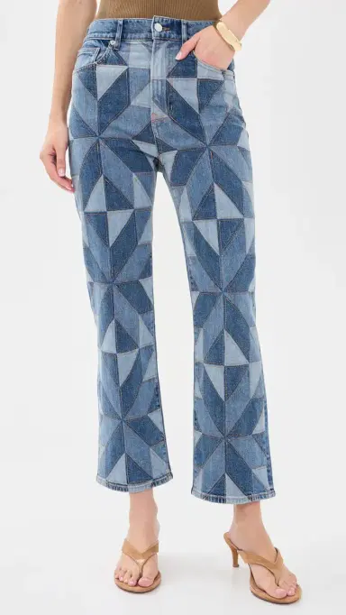 Veronica Beard Jean Dylan Ankle High Rise Straight Leg Jeans Prism Blue | Thumbnail 2 Veronica Beard Jean Dylan Ankle High Rise Straight Leg Jeans Prism Blue | Thumbnail 2
