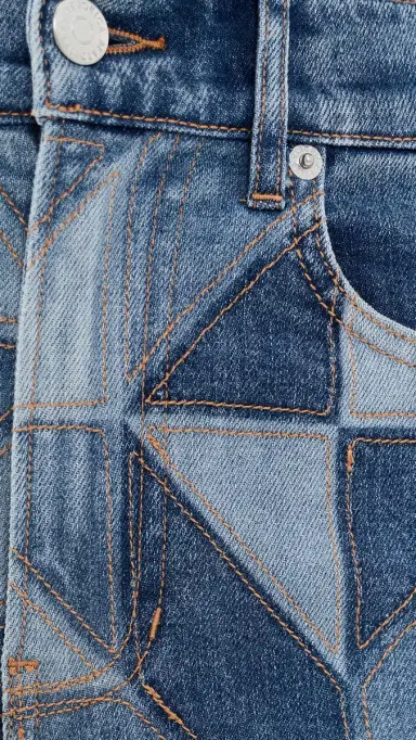Veronica Beard Jean Dylan Ankle High Rise Straight Leg Jeans Prism Blue | Thumbnail 6 Veronica Beard Jean Dylan Ankle High Rise Straight Leg Jeans Prism Blue | Thumbnail 6