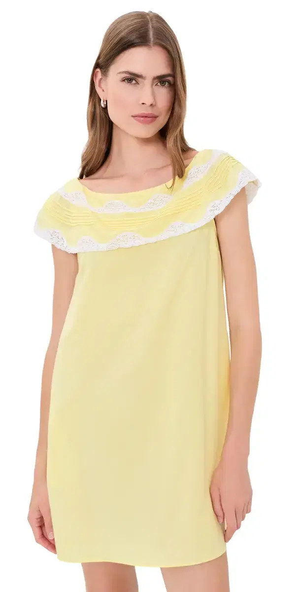 POSSE Tabitha Off Shoulder Mini Dress Passion Fruit