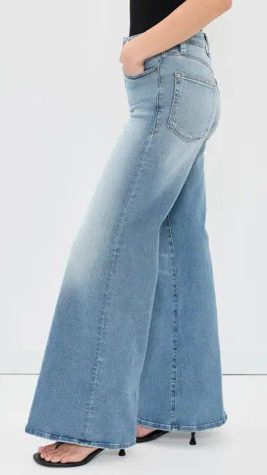GOOD AMERICAN Good Waist Palazzo Jeans Indigo417 8 | Thumbnail 5 GOOD AMERICAN Good Waist Palazzo Jeans Indigo417 8 | Thumbnail 5