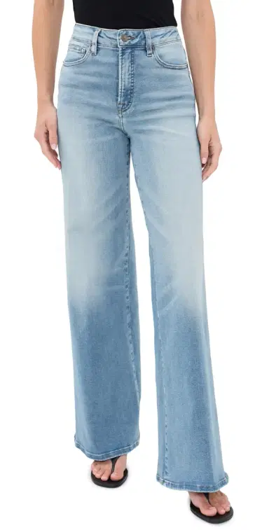 GOOD AMERICAN Good Waist Palazzo Jeans Indigo417 8 | Thumbnail 1 GOOD AMERICAN Good Waist Palazzo Jeans Indigo417 8 | Thumbnail 1
