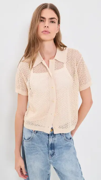 The Great. THE GREAT. The Crochet Polo | Thumbnail 2 The Great. THE GREAT. The Crochet Polo | Thumbnail 2