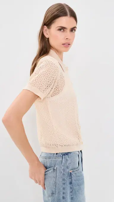 The Great. THE GREAT. The Crochet Polo | Thumbnail 4 The Great. THE GREAT. The Crochet Polo | Thumbnail 4