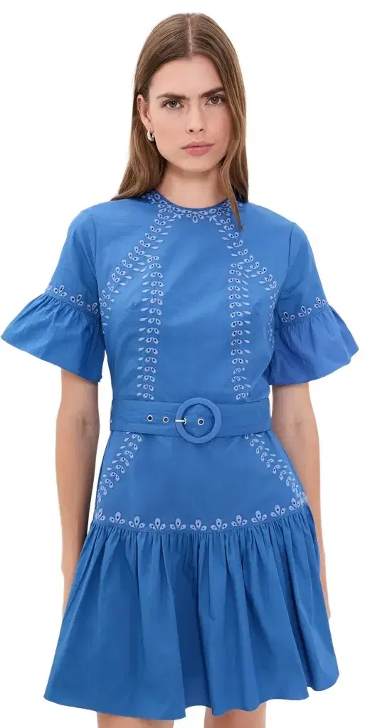 Shoshanna Tessa Mini Dress Marina