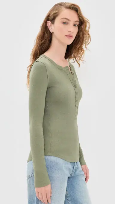 Free People Jamie Henley Tee Capulet Olive M | Thumbnail 4