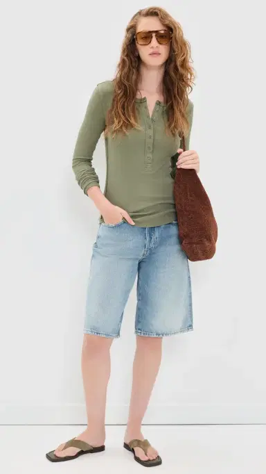 Free People Jamie Henley Tee Capulet Olive M | Thumbnail 5