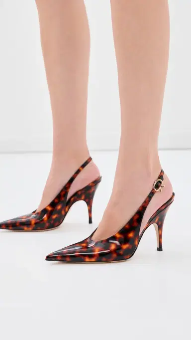 Gianvito Rossi Sofia Nuit Sling Heels | Thumbnail 3