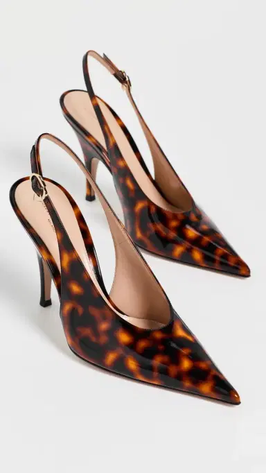 Gianvito Rossi Sofia Nuit Sling Heels | Thumbnail 5