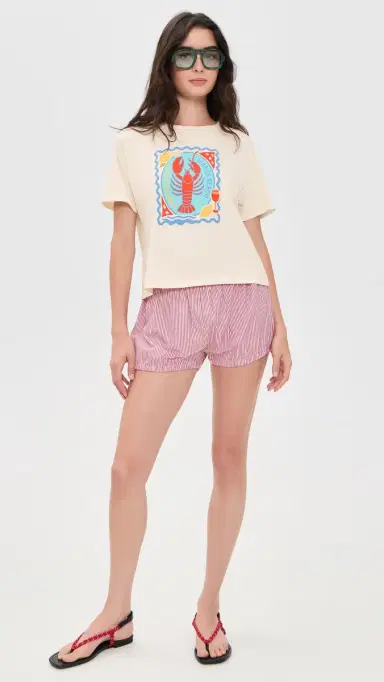 Sunny Somewhere Seaside Beach Shack Everyday Tee Off White L | Thumbnail 5 Sunny Somewhere Seaside Beach Shack Everyday Tee Off White L | Thumbnail 5