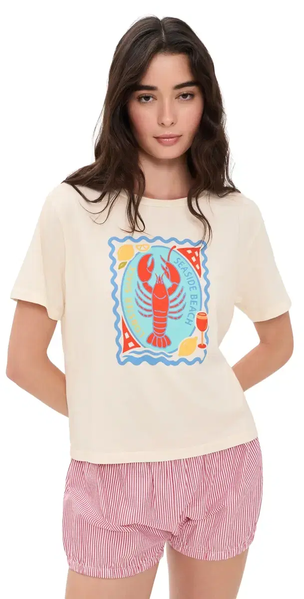 Sunny Somewhere easide Beach hack Everyday Tee Off White