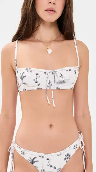 Agua by Agua Bendita Libertad Arena Bikini Top Multicolor | Thumbnail 2