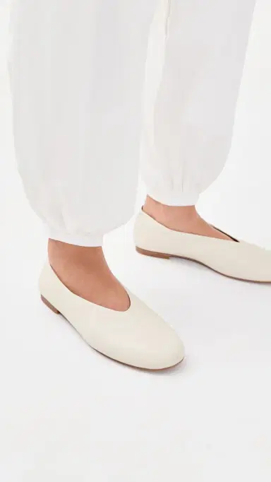 Tony Bianco Cuba Flats Dove Nappa | Thumbnail 3