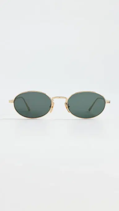 Chimi Titan Oval Sunglasses Gold One Size | Thumbnail 2 Chimi Titan Oval Sunglasses Gold One Size | Thumbnail 2