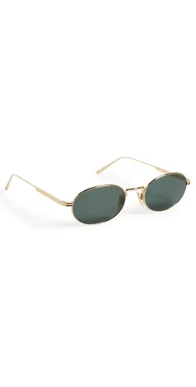 Chimi Titan Oval Sunglasses Gold One Size | Thumbnail 1 Chimi Titan Oval Sunglasses Gold One Size | Thumbnail 1
