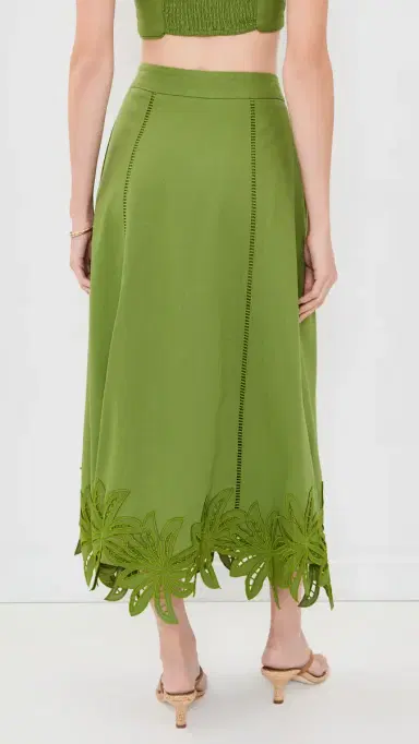 English Factory Palm Tree Skirt Green L | Thumbnail 3