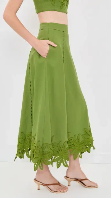 English Factory Palm Tree Skirt Green L | Thumbnail 4