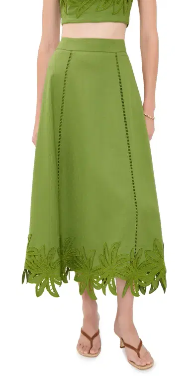English Factory Palm Tree Skirt Green L | Thumbnail 1