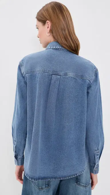 Essentiel Antwerp Konnection Rhinestone Shirt Aquamarine | Thumbnail 3 Essentiel Antwerp Konnection Rhinestone Shirt Aquamarine | Thumbnail 3