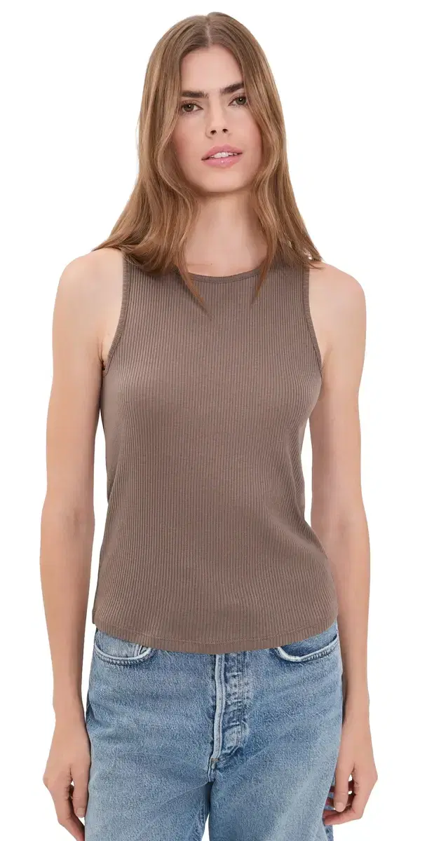Vince Rib hell Tank Taupe Haze
