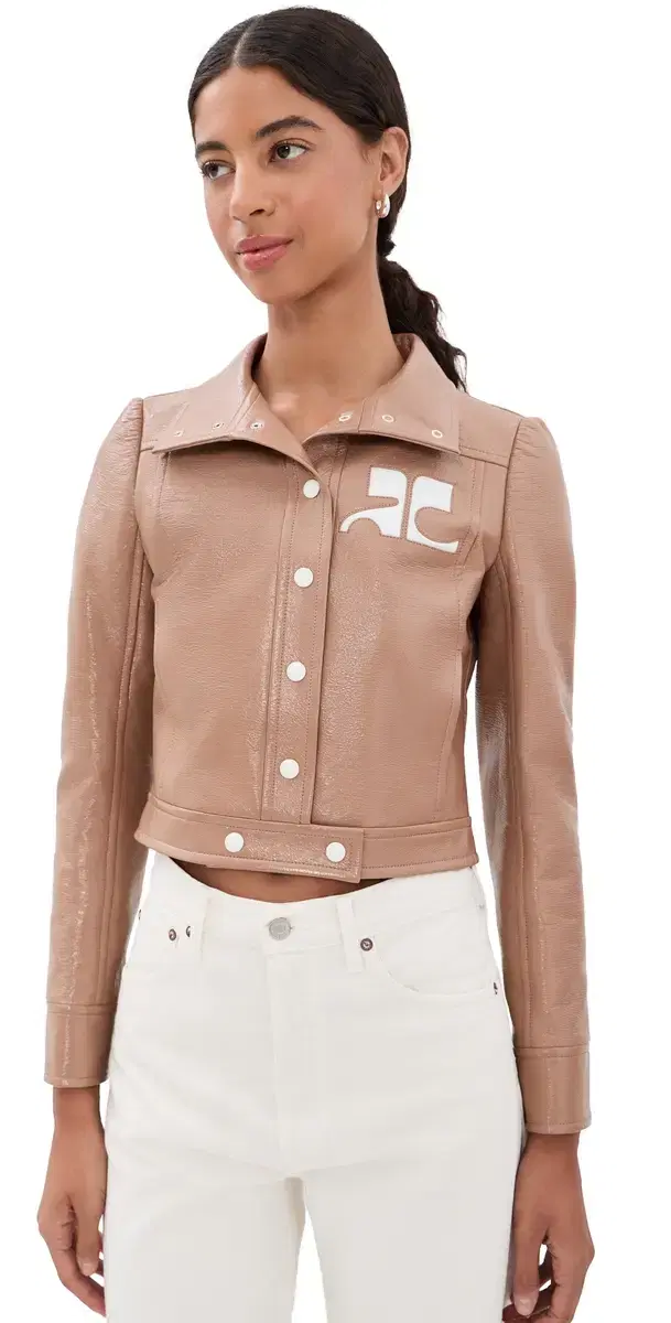 Courrèges Vinyl Reedition Jacket Bronzer