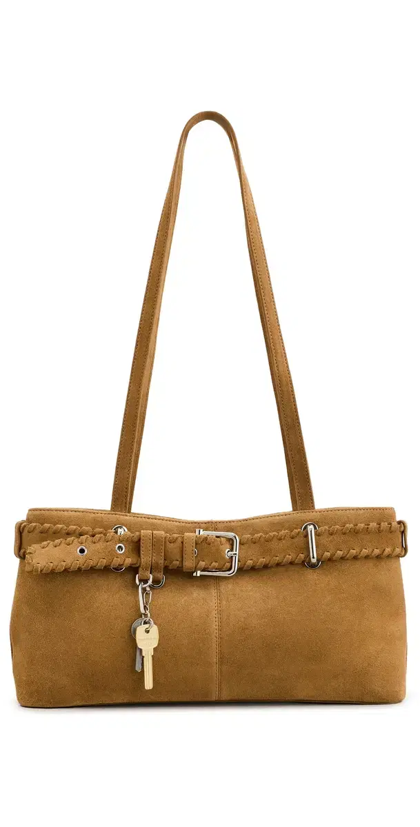 OSOI Shoulder Brocle Bag Toffee Fringe One Size