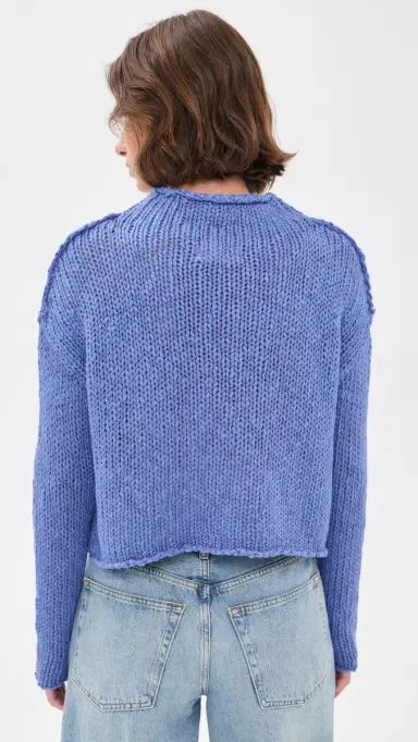 Free People Opal Sweater Peri Blue | Thumbnail 3