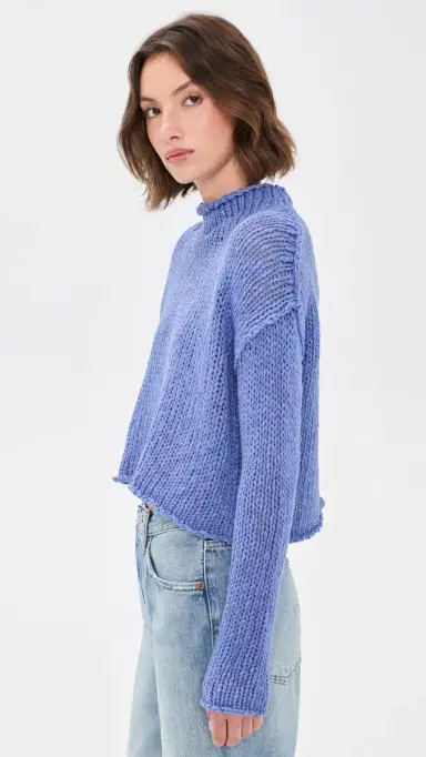 Free People Opal Sweater Peri Blue | Thumbnail 4