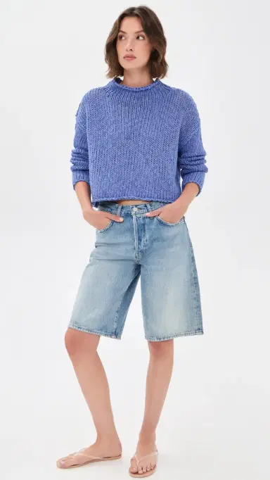 Free People Opal Sweater Peri Blue | Thumbnail 5