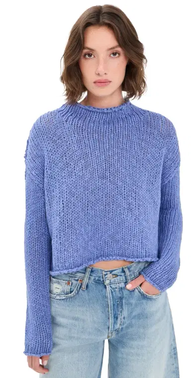 Free People Opal Sweater Peri Blue | Thumbnail 1