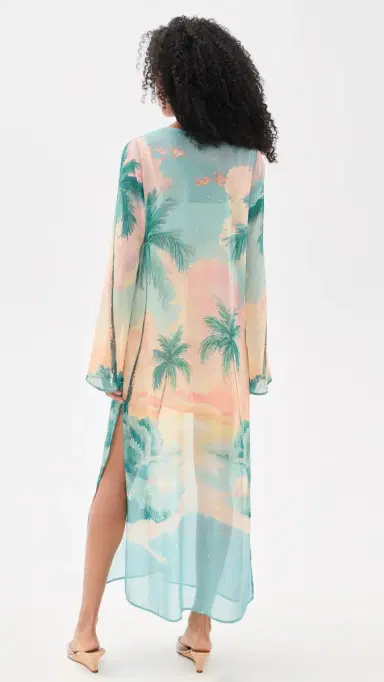 Show Me Your Mumu taycation Coverup Maxi Dress unset Cove Chiffon | Thumbnail 3 Show Me Your Mumu taycation Coverup Maxi Dress unset Cove Chiffon | Thumbnail 3