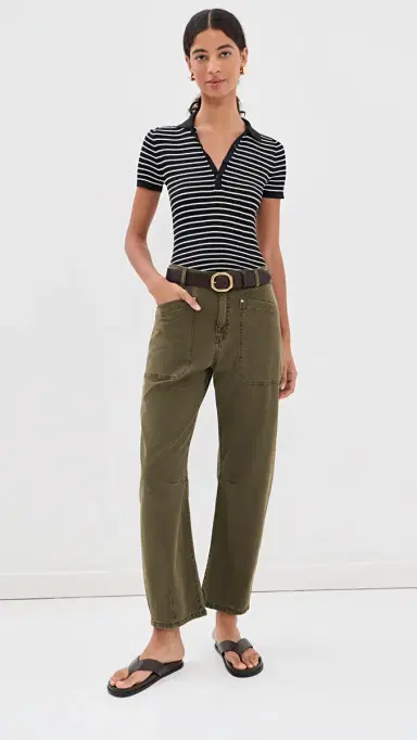 Nili Lotan Fenna Stripe Polo | Thumbnail 5 Nili Lotan Fenna Stripe Polo | Thumbnail 5