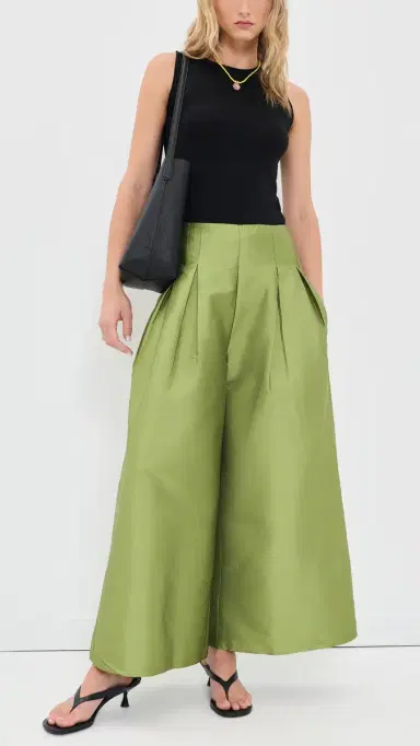 Chan Luu Techno Taffeta Trousers Tulip Stem | Thumbnail 5 Chan Luu Techno Taffeta Trousers Tulip Stem | Thumbnail 5
