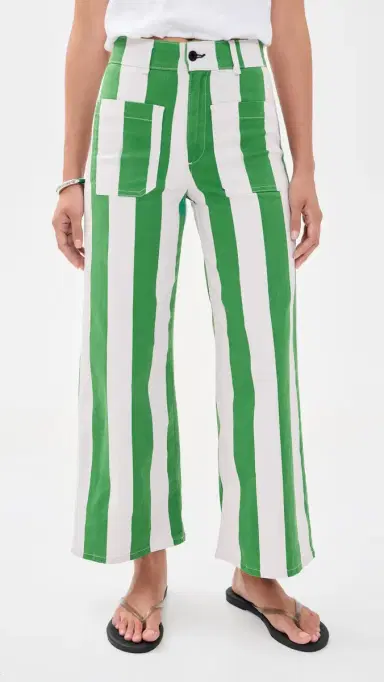 Askk NY Cropped Sailor Pants Beverly Stripe | Thumbnail 2 Askk NY Cropped Sailor Pants Beverly Stripe | Thumbnail 2