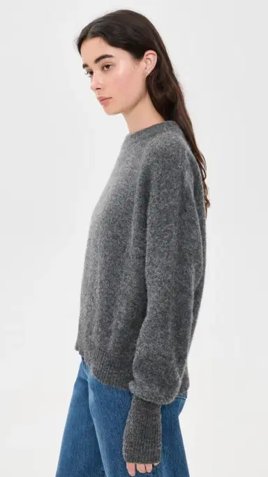 American Vintage Vitow Sweater Acier Chine M/L | Thumbnail 4 American Vintage Vitow Sweater Acier Chine M/L | Thumbnail 4