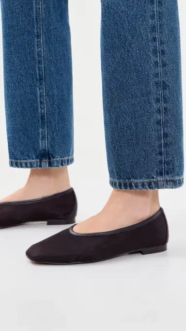 Madewell Mylie Mesh Ballet Flats Dark Carob 8 | Thumbnail 3
