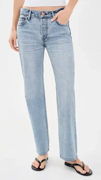 Moussy Vintage Covington Straight Low Jeans | Thumbnail 2 Moussy Vintage Covington Straight Low Jeans | Thumbnail 2
