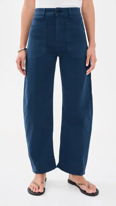 Askk NY Twisted Barrel Pants Navy | Thumbnail 2