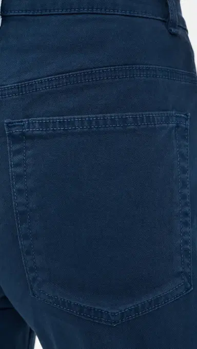 Askk NY Twisted Barrel Pants Navy | Thumbnail 6