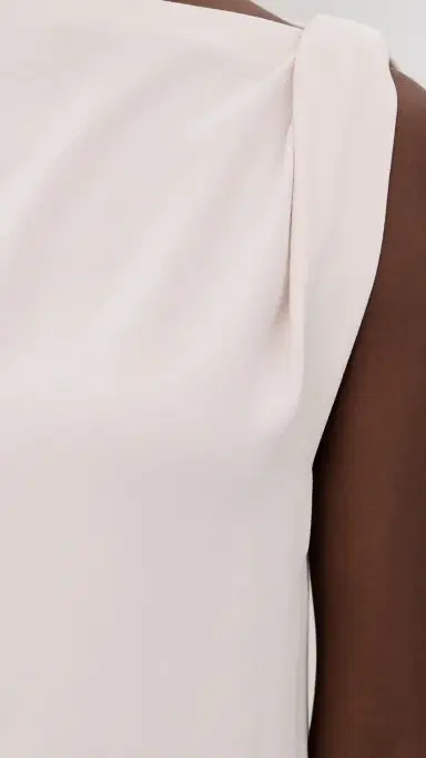 Vince Draped Shoulder Top Blush Cloud | Thumbnail 6 Vince Draped Shoulder Top Blush Cloud | Thumbnail 6