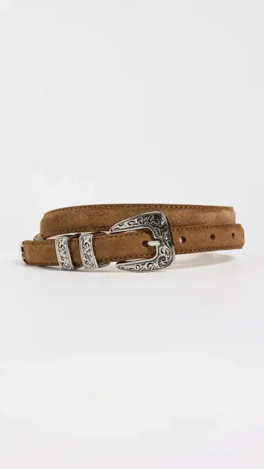 B-Low The Belt Gunnar uede Belt Bronze ilver | Thumbnail 2