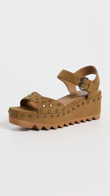 Stella McCartney Elyse Studded Faux Suede Platform Sandals | Thumbnail 2 Stella McCartney Elyse Studded Faux Suede Platform Sandals | Thumbnail 2