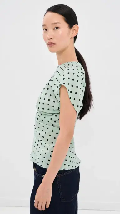 Marni Polka Dot Blouse Mint | Thumbnail 4 Marni Polka Dot Blouse Mint | Thumbnail 4