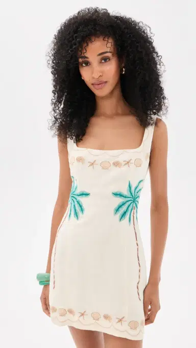 Show Me Your Mumu Steph ini Dress Beachfront Embroidery | Thumbnail 2 Show Me Your Mumu Steph ini Dress Beachfront Embroidery | Thumbnail 2