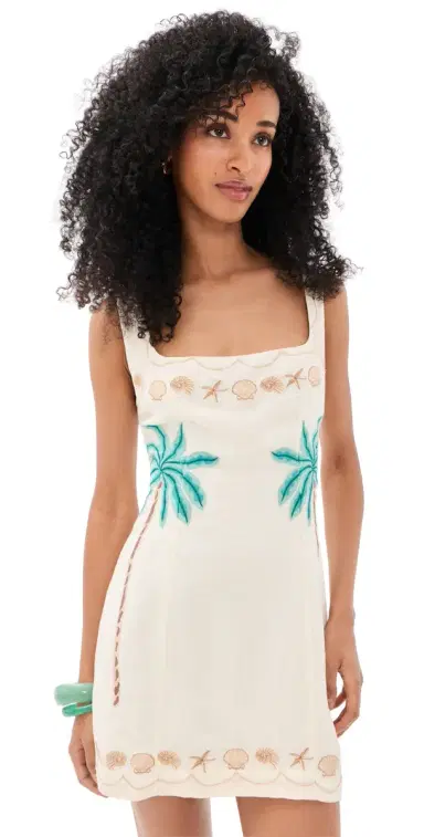 Show Me Your Mumu Steph ini Dress Beachfront Embroidery | Thumbnail 1 Show Me Your Mumu Steph ini Dress Beachfront Embroidery | Thumbnail 1