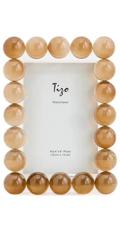 Tizo Design Crystal Glass Bubble Frame 4x6 | Thumbnail 1