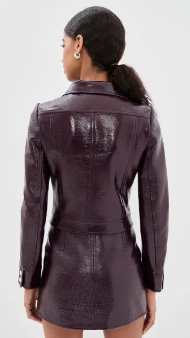Courrèges Vinyl Reedition Jacket Burnt Red | Thumbnail 3 Courrèges Vinyl Reedition Jacket Burnt Red | Thumbnail 3