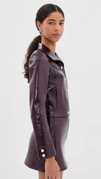 Courrèges Vinyl Reedition Jacket Burnt Red | Thumbnail 4 Courrèges Vinyl Reedition Jacket Burnt Red | Thumbnail 4