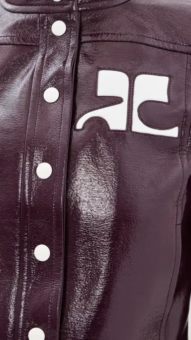 Courrèges Vinyl Reedition Jacket Burnt Red | Thumbnail 6 Courrèges Vinyl Reedition Jacket Burnt Red | Thumbnail 6